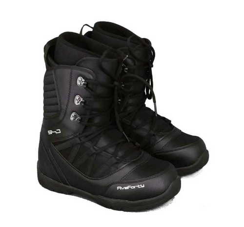 Vist Large View of Product Image Which is New REBEL BLK Mens Snowboard Boots SZ 10
