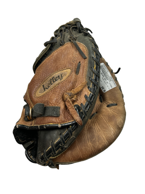Vist Large View of Product Image Which is Used Kelley GALAXY RHT CM BB/SB Catchers RH Throw Brown And Black 33"