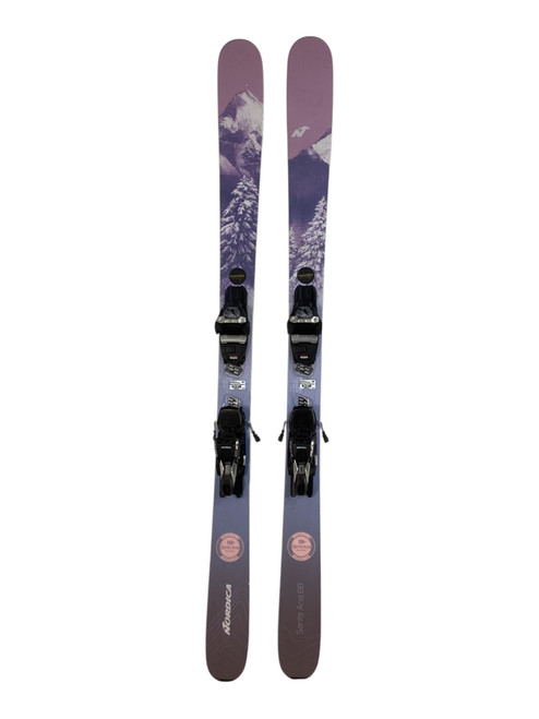 Vist Large View of Product Image Which is Used Nordica SANTA ANNA Womens DH Ski/Binding Pink 158 cm
