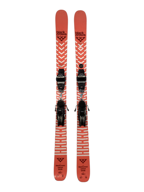 Vist Large View of Product Image Which is Used BLACK CROWS CAMOX BIRDIE Womens DH Ski/Binding Red 156 cm