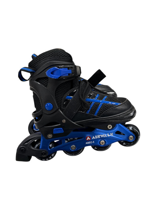 Vist Large View of Product Image Which is Used Airwalk INLINE SKATES Junior Rec Fitness Skates Black Adjustable