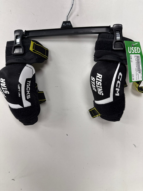 Vist Large View of Product Image Which is Used CCM RISING STAR Youth Elbow Pads LG