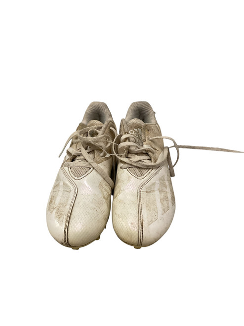 Vist Large View of Product Image Which is Used Adidas LAX Cleats Boys White Junior 02.5