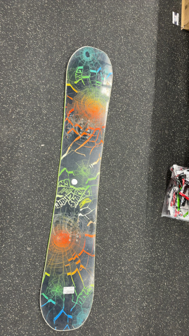 Vist Large View of Product Image Which is Used GNU BANANA TRACTION Mens Snowboard Only Black 145 cm