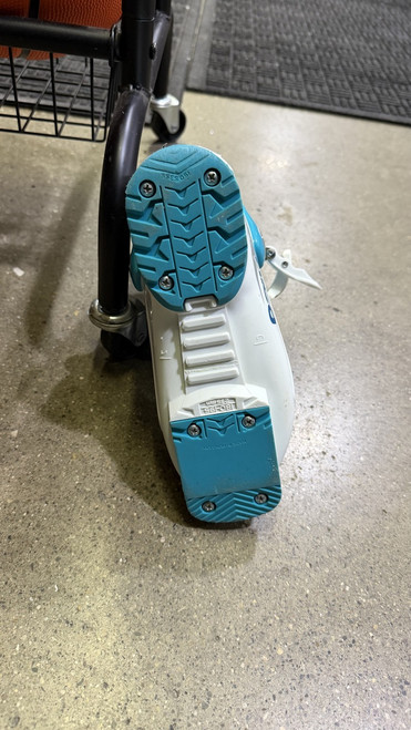 Vist Large View of Product Image Which is Used Tecnica Girls DH Ski Boot Royal Blue 235 MP - J05.5 - W06.5