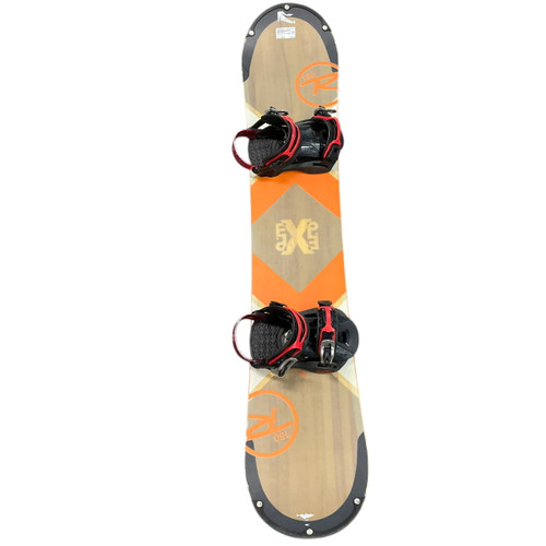 Vist Large View of Product Image Which is Used Rossignol EXP 150 Mens Board/Bindings Orange 150 cm