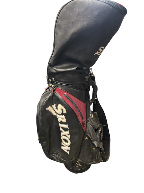 Vist Large View of Product Image Which is Used Srixon CART BAG Mens Cart Bag Black And Red