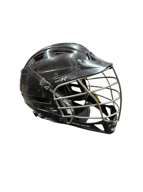 Vist Large View of Product Image Which is Used Cascade CPV-R S/M Lacrosse Helmet - Black