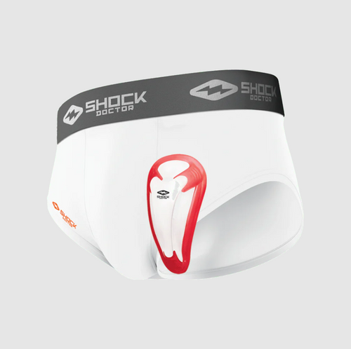 Vist Large View of Product Image Which is Shock Doctor Youth Core Brief with Bio-Flex Cup #212