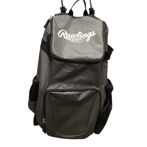 Vist Large View of Product Image Which is Used Rawlings BACKPACK BB/SB Player Carry Bag Grey