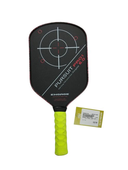 Vist Large View of Product Image Which is Used ENGAGE PURSUIT PRO1 6.0 Pickleball Racquet Red