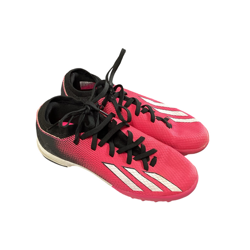 Vist Large View of Product Image Which is Used Adidas X SPEEDPORTAL.3 TF Soccer Turf Shoes Pink Junior 02