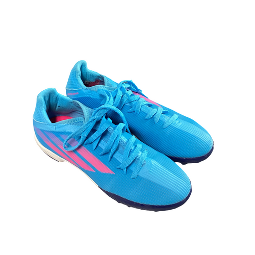 Vist Large View of Product Image Which is Used Adidas X SPEEDFLOW.3 TF Soccer Turf Shoes Royal Blue Junior 03