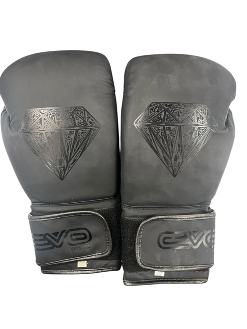 Vist Large View of Product Image Which is Used EVO Boxing Gloves Black Senior