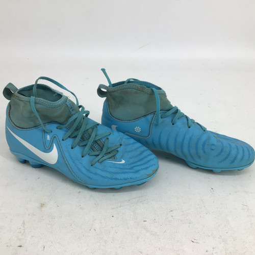 Vist Large View of Product Image Which is Used Nike PHANTOM LUNA JR 4.0 SOCCER CLEAT Soccer Cleats Carolina Blue Junior 04