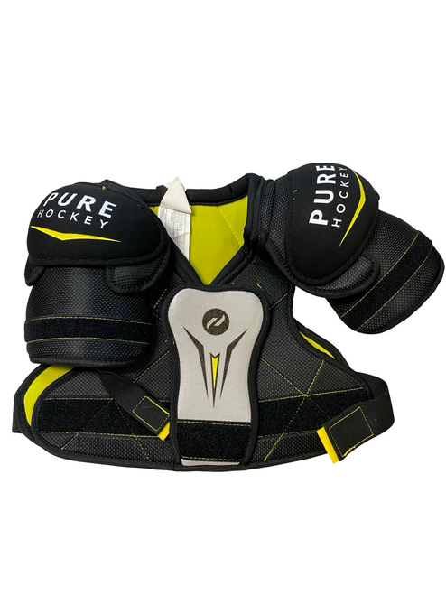 Vist Large View of Product Image Which is Used USA Hockey PURE HOCKEY Youth Shoulder Pads LG
