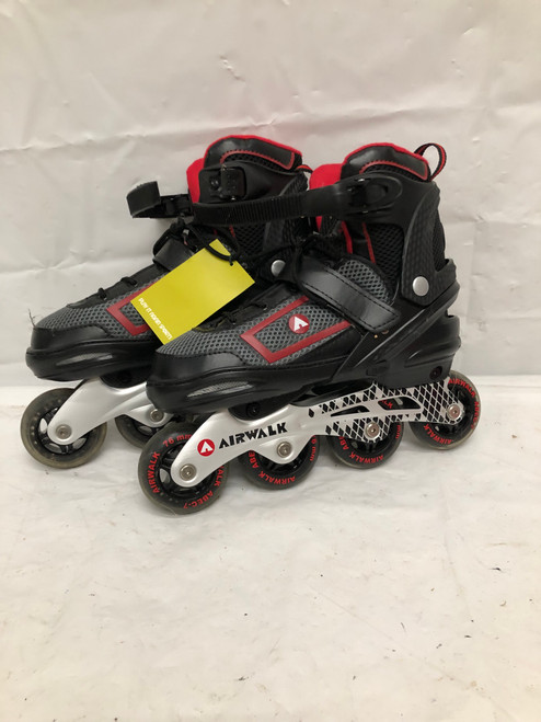 Vist Large View of Product Image Which is Used Airwalk RED AND BLACK Racing Inline Skates Black Adjustable