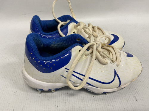 Vist Large View of Product Image Which is Used Nike DIAMOND BB/SB Cleats White Youth 13.0