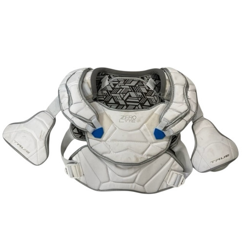 Vist Large View of Product Image Which is Used True ZEROLYTE SHOULDER LINER Lacrosse Shoulder Pads White MD