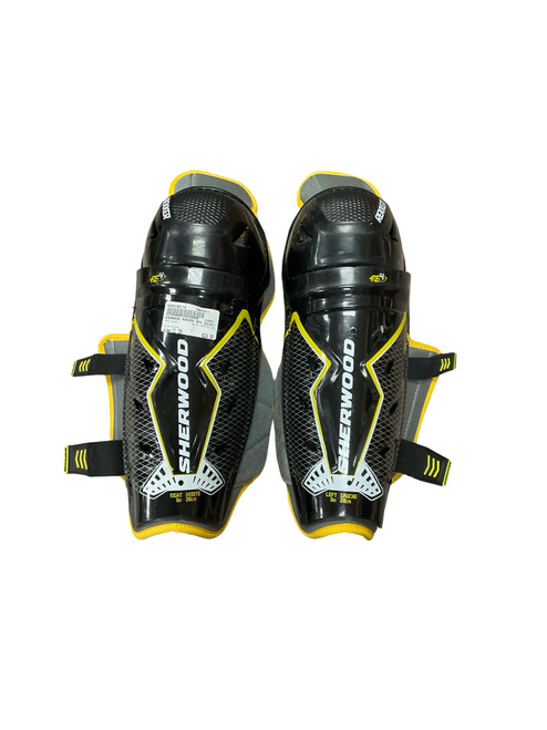 Vist Large View of Product Image Which is Used Sher-wood REKKER RE4 Junior Shin Guards