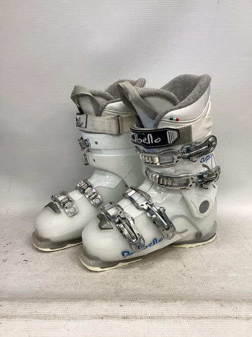 Vist Large View of Product Image Which is Used Dalbello ASPIRE 65 Womens DH Ski Boot White 235 MP - J05.5 - W06.5