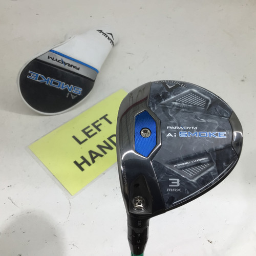 Vist Large View of Product Image Which is Used Callaway PARADYM AI SMOKE MAX 3 S FLEX FW Mens Fairway Wood LH 3 Wood