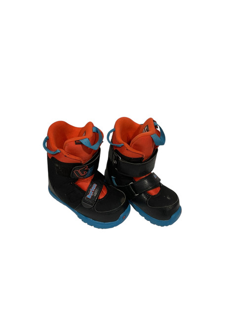 Vist Large View of Product Image Which is Used Burton MINI-GROM Boys Snowboard Boots Black Youth 13.0