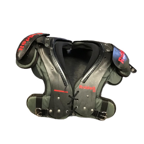 Vist Large View of Product Image Which is Used Riddell S2 Football Shoulder Pads Black XL