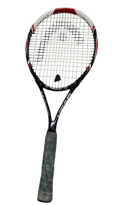 Vist Large View of Product Image Which is Used Head TI TORNADO Adult Tennis Racquet Black 4 1/2"