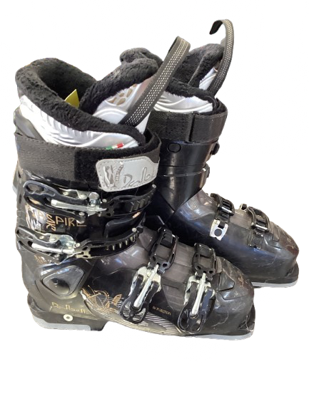 Vist Large View of Product Image Which is Used Dalbello ASPIRE 75 Womens DH Ski Boot Black 245 MP - M06.5 - W07.5