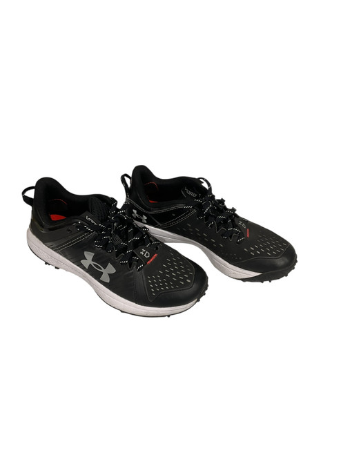 Vist Large View of Product Image Which is Used Under Armour Soccer Turf Shoes Black Junior 05