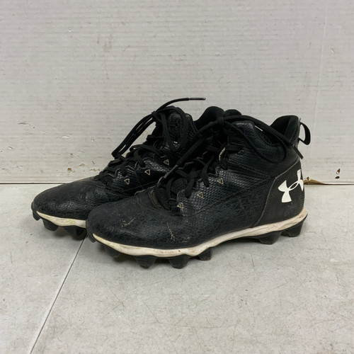 Vist Large View of Product Image Which is Used Under Armour BB/SB Cleats Black Senior 6.5