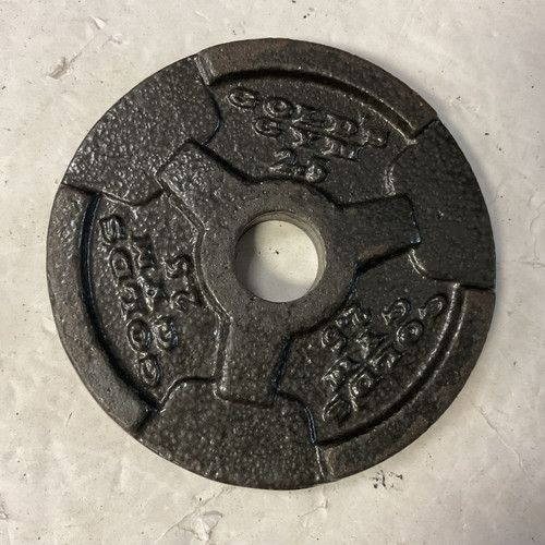 Vist Large View of Product Image Which is Used Golds Gym Standard Plate Black 2.5 lb