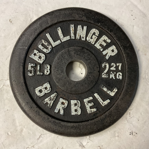 Vist Large View of Product Image Which is Used BOLLINGER Standard Plate Black 5 lb