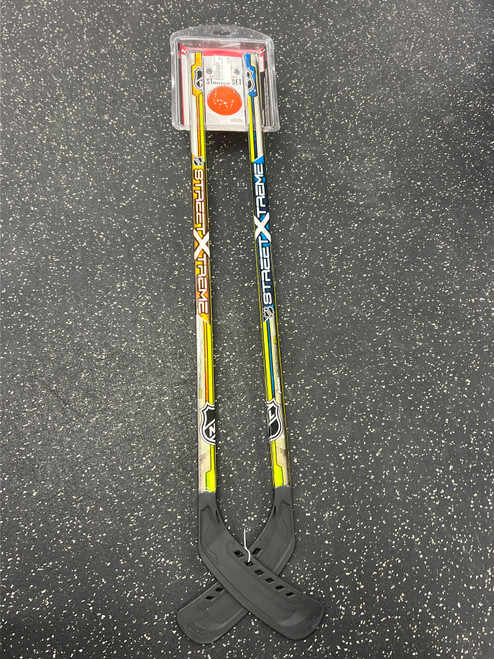 Vist Large View of Product Image Which is Used Franklin NHL Street Hockey Starter Set