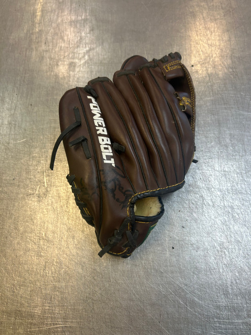 Vist Large View of Product Image Which is Used Powerbilt FS-100 BB/SB Glove T-ball Brown 10"