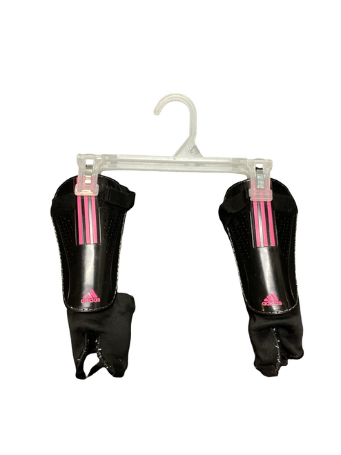 Vist Large View of Product Image Which is Used Adidas Soccer Shin Guards Youth Black SM