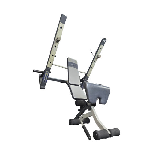 Vist Large View of Product Image Which is Used Marcy PLATINUM MONSTER BENCH Olympic Bench