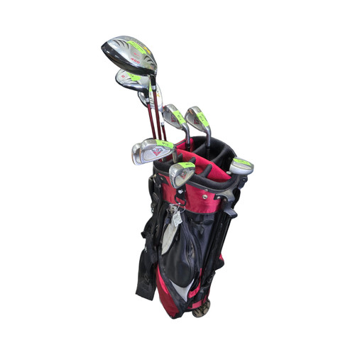 Vist Large View of Product Image Which is Used Wilson TOUR X/CI7 MIXED SET Mens Package Set RH Red 9 Piece