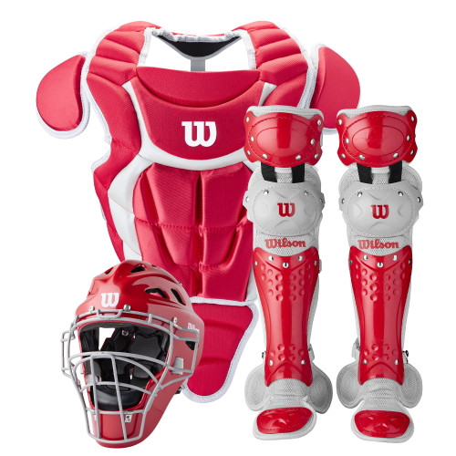 Vist Large View of Product Image Which is NEW WILSON C200 Youth Catcher's Gear Kit