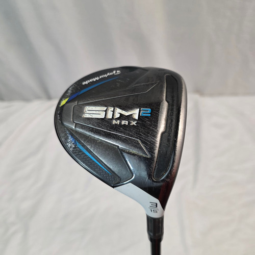 Vist Large View of Product Image Which is Used Taylormade SIM 2 MAX Mens Fairway Wood RH 3 Wood