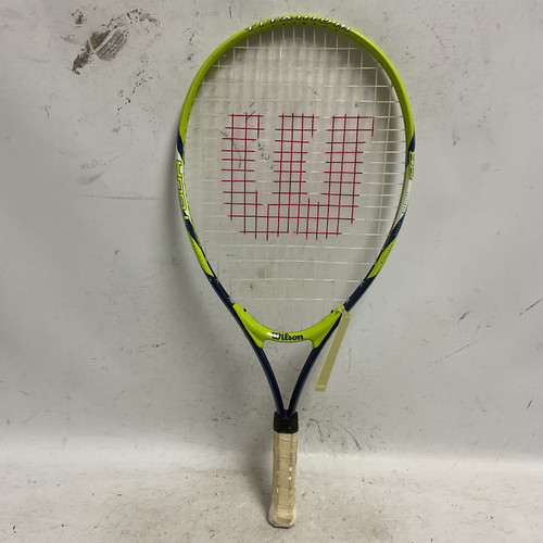 Vist Large View of Product Image Which is Used Wilson TOUR 23 Junior Tennis Racquet Optic Yellow 23"