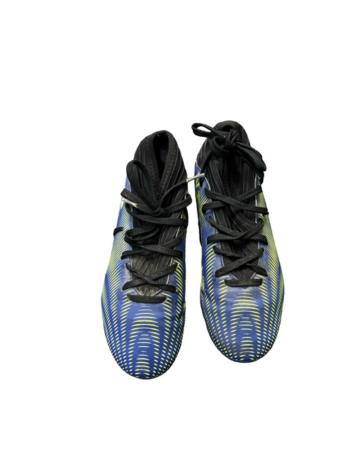 Vist Large View of Product Image Which is Used Adidas NEMESIS Soccer Cleats Navy Blue Junior 03.5