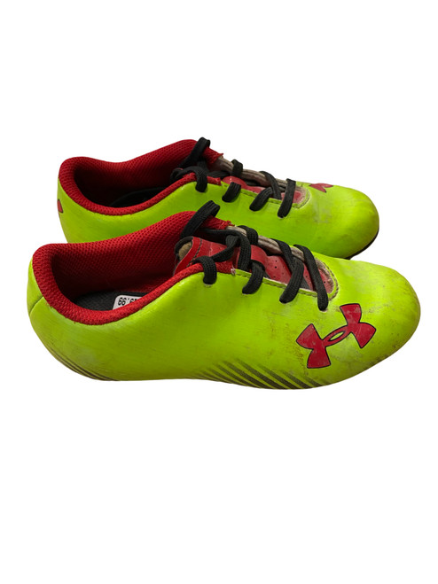 Vist Large View of Product Image Which is Used Under Armour Soccer Cleats Green Youth 12.0