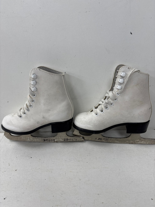 Vist Large View of Product Image Which is Used CCM COMPETITOR Girls Figure Skate White Youth 09.0