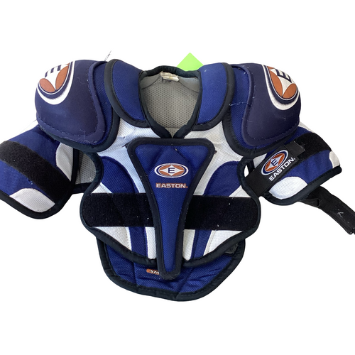 Vist Large View of Product Image Which is Used Easton SYNERGY 300 YTH SMALL Junior Shoulder Pads SM
