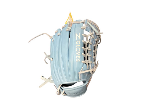 Vist Large View of Product Image Which is Used Z GLOVES AMERICAN KIP BB/SB Glove RH Throw Royal Blue 12"