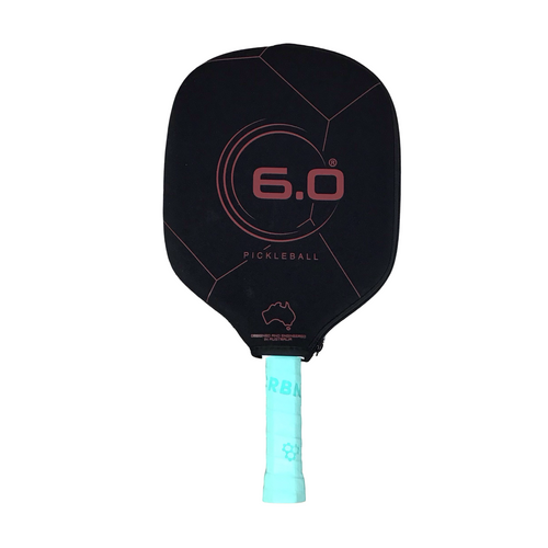 Vist Large View of Product Image Which is Used USA 6.0 RUBY RX 16MM Pickleball Racquet Red
