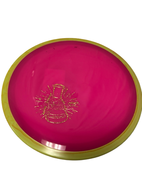 Vist Large View of Product Image Which is Used MVP LAB SECOND Fireball Disc Golf Driver Pink 170g - Like New