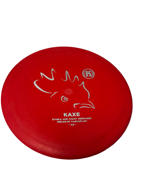 Vist Large View of Product Image Which is Used Kastaplast KAXE K3 Disc Golf Mid Range Red 170g